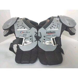 Schutt Y Flex Football Shoulder Pads Youth Large 14-15" Lightweight